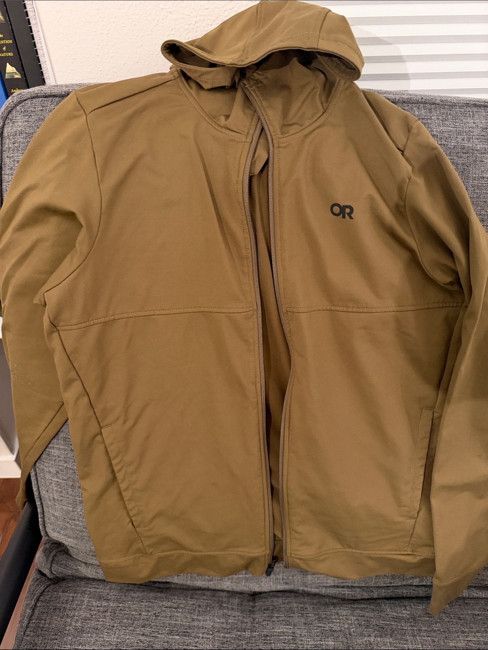 Outdoor Research Men's Hooded Performance Jacket - Olive